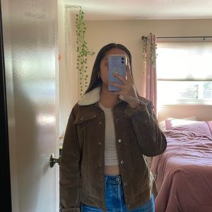 Brown Suede Women's Jacket